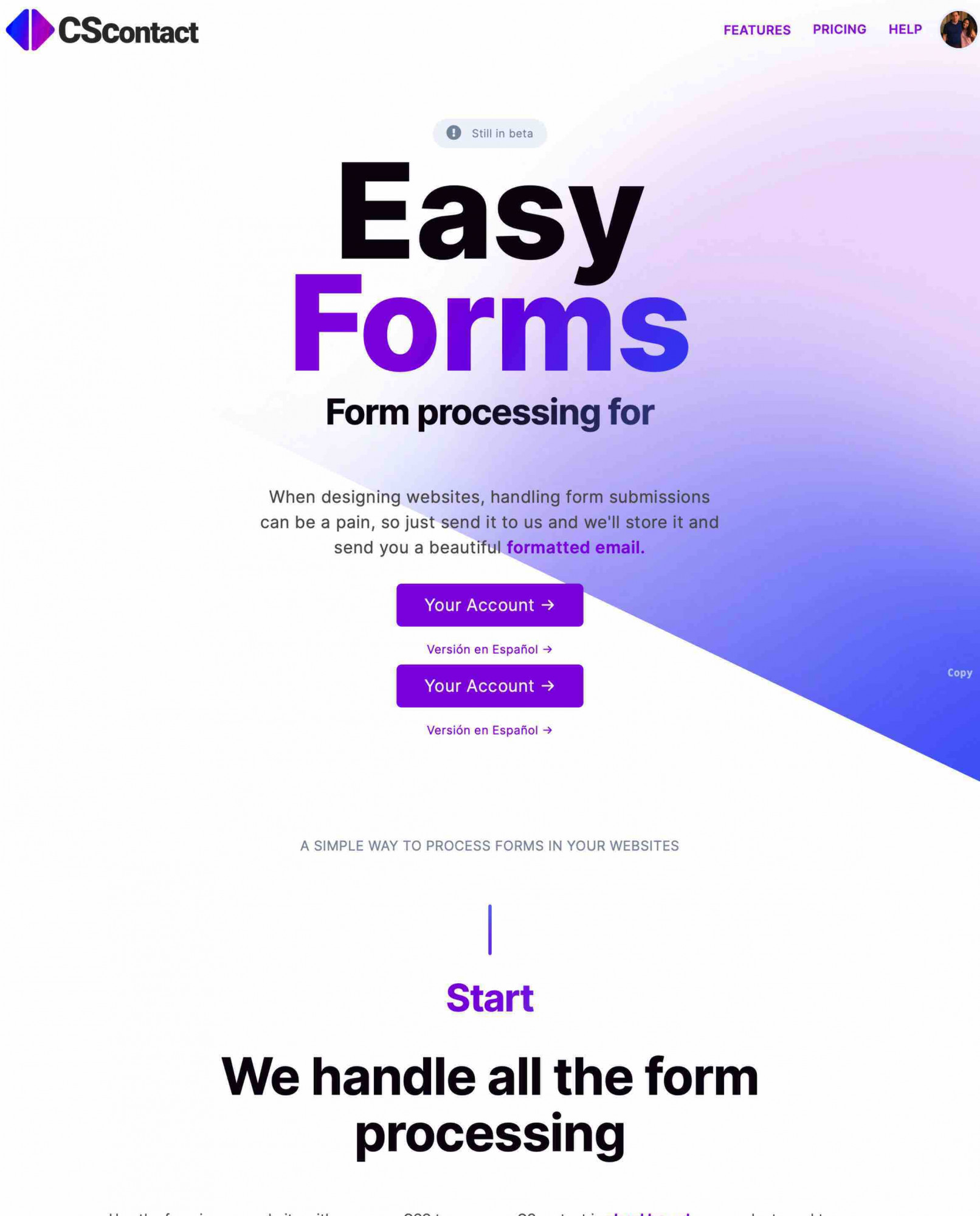 CScontact Backend